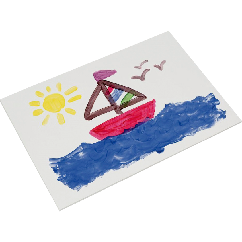 Prang® Fingerpaint Paper 16" x 22" White 100/pkg
