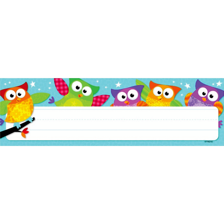 Trend® Desk Toppers® Name Plates Owl-Stars!® 36/pkg
