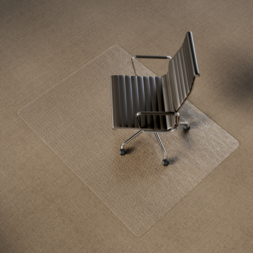 E.S. Robbins® Polycarbonate Chair Mat Low Pile 46" x 60"