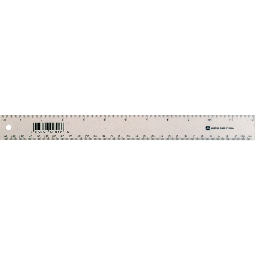 Westcott® Flexible Ruler 12" (30 cm) Transparent