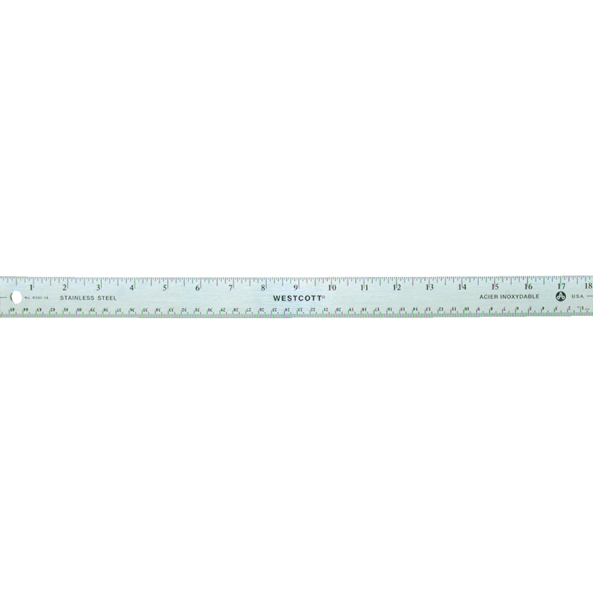 Westcott® Stainless Steel Ruler 15