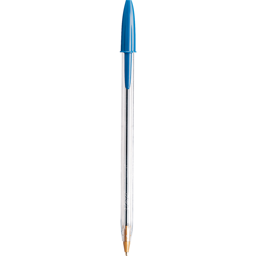 Bic® Cristal® Extra Smooth Ball Point Stick Pens Medium Point Blue 12/box
