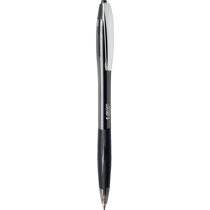 Bic® Glide™ Retractable Ball Point Pen Medium Point Black 12/box