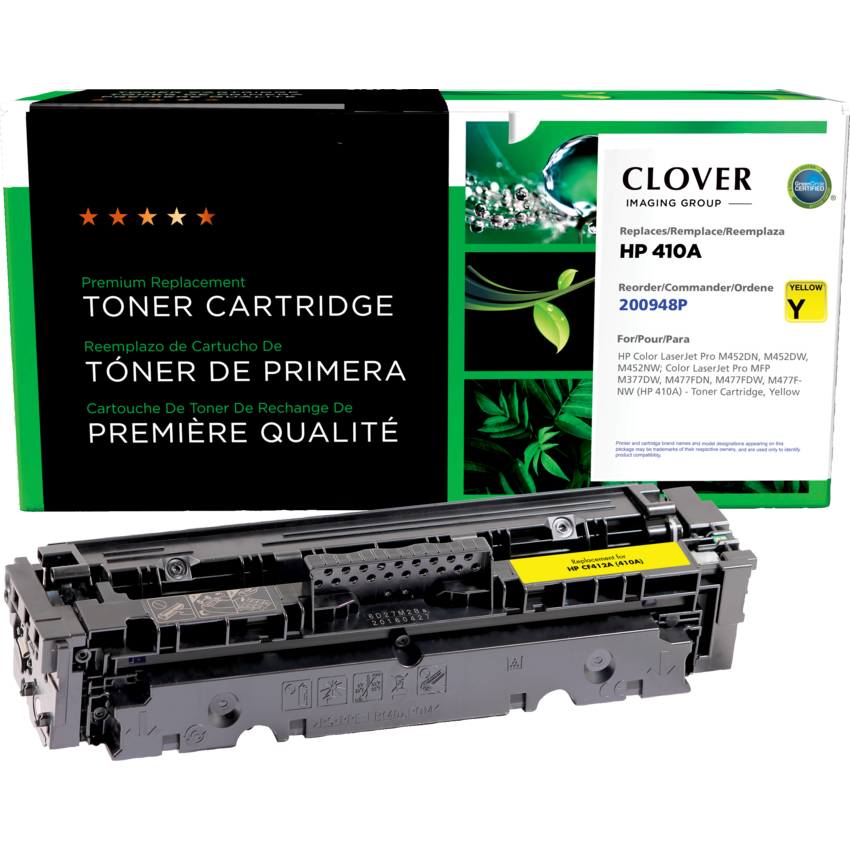Clover Imaging Remanufactured Laser Cartridge (HP 410A) Yellow