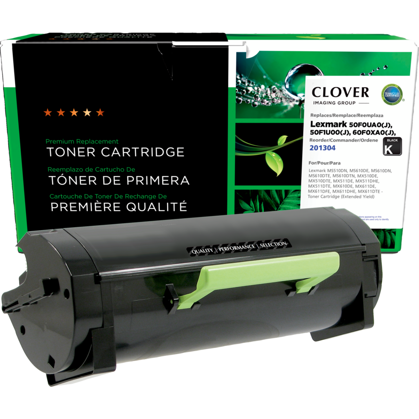 Clover Imaging Remanufactured Laser Cartridge (Lexmark MS510/MX510) Extended Yield Black