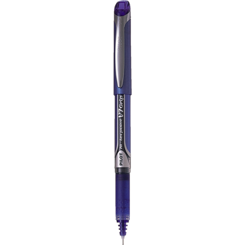 Pilot® Hi-Tecpoint Grip Liquid Ink Roller Pens 0.7 mm Blue