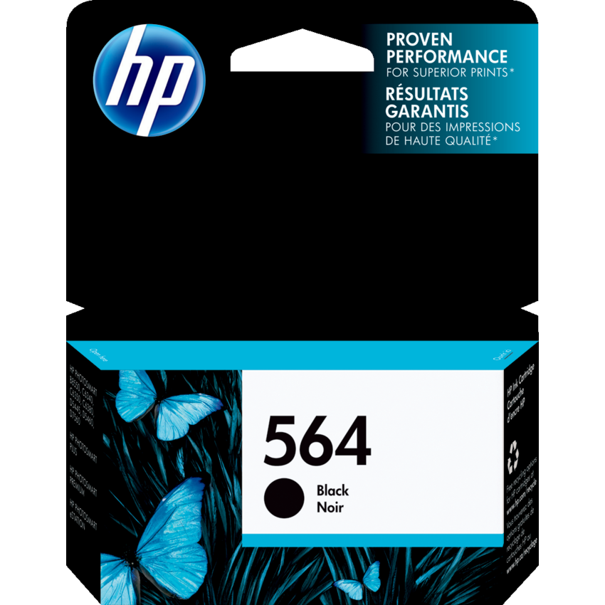 HP Inkjet Cartridge CB316WN #564 Black