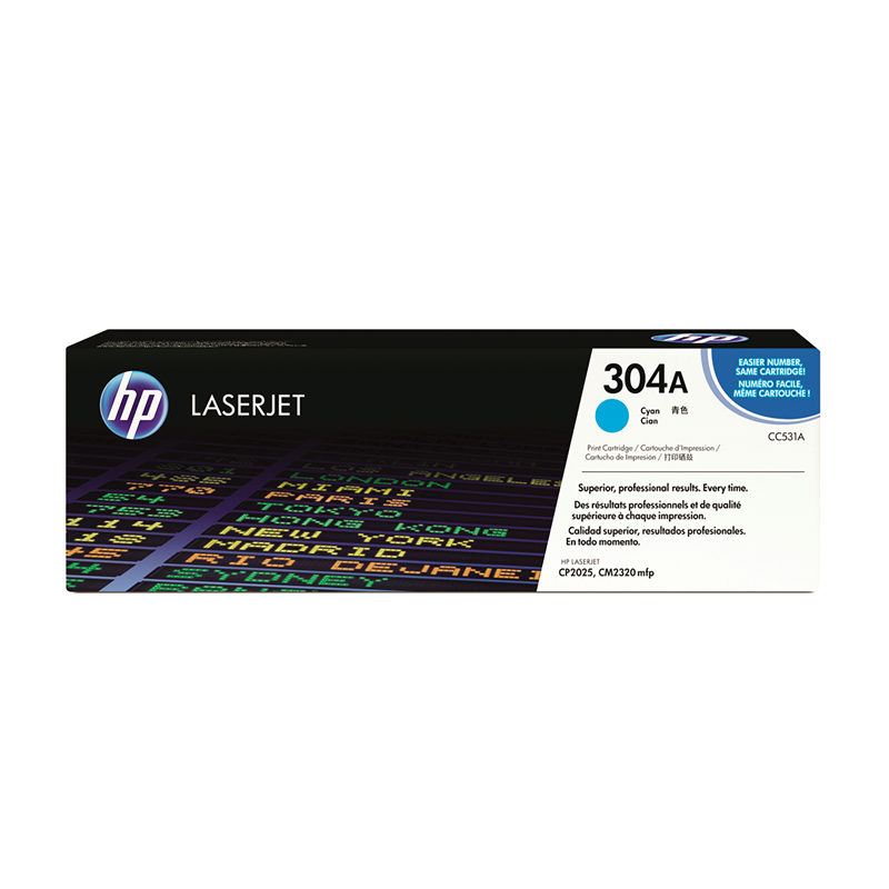 HP LaserJet Laser Cartridge #304A Cyan