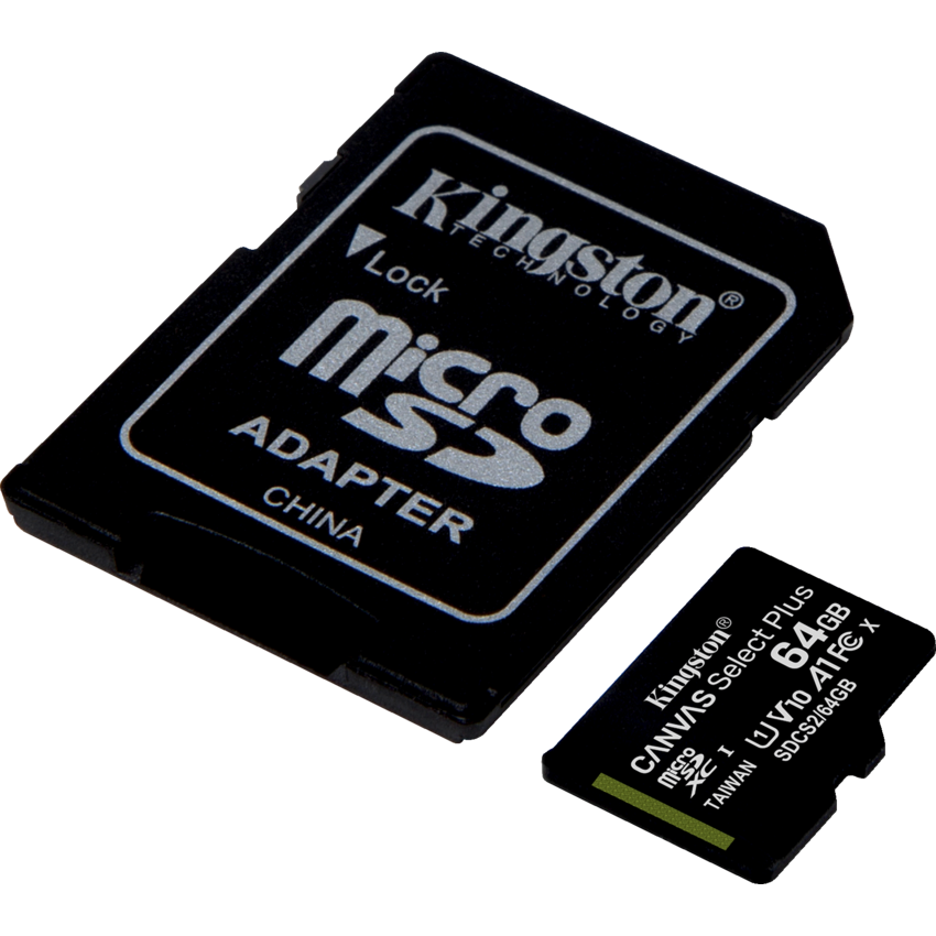 Kingston® Canvas Select Plus microSD Card 64 GB
