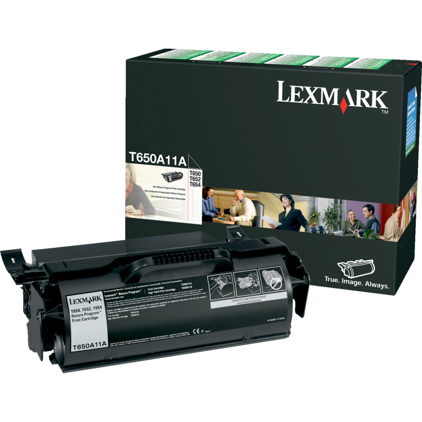 Lexmark® Laser Cartridge High Yield Return Program T650A11A Black