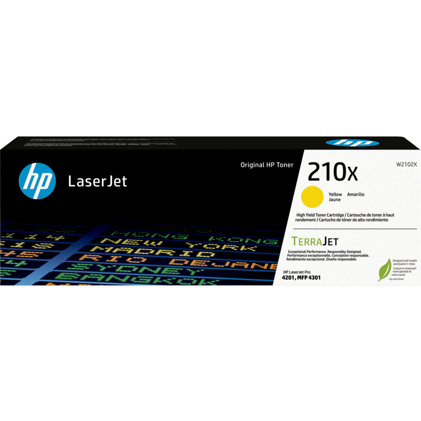 HP LaserJet Laser Cartridge #210X High Yield Yellow