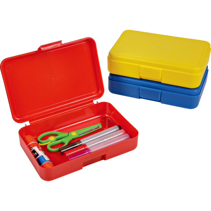 Deflecto® Antimicrobial Pencil Box Blue