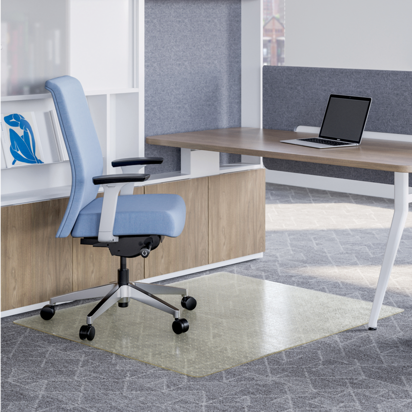Deflecto® OceanMat Chair Mats for Carpet Rectangle 36" x 48"
