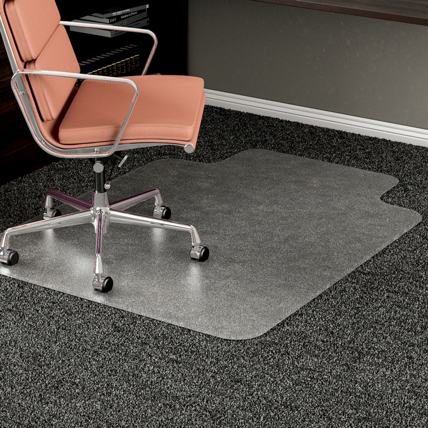 Deflecto® DuoMat® Chair Mat 45" x 53" with Lip