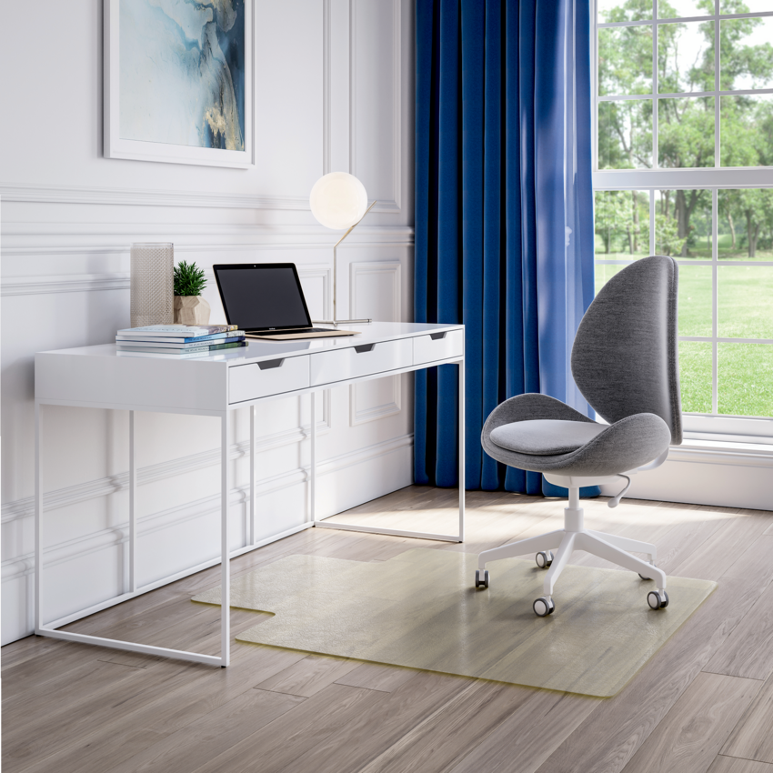 Deflecto® OceanMat Chair Mats for Hard Floor Lipped 36" x 48"