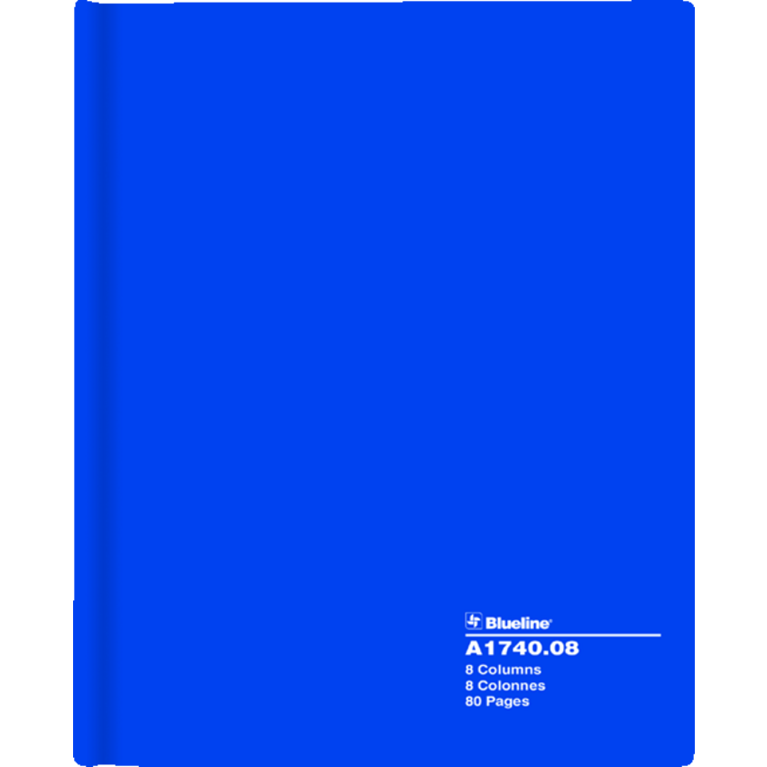 Blueline® A1740 Columnar Book 12-1/4x9-7/8" 8-column
