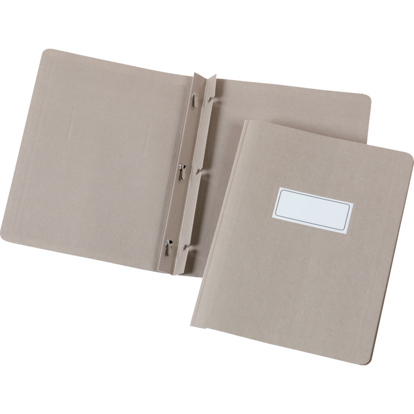 Oxford® Panel & Border Report Covers Letter Grey 6/pkg