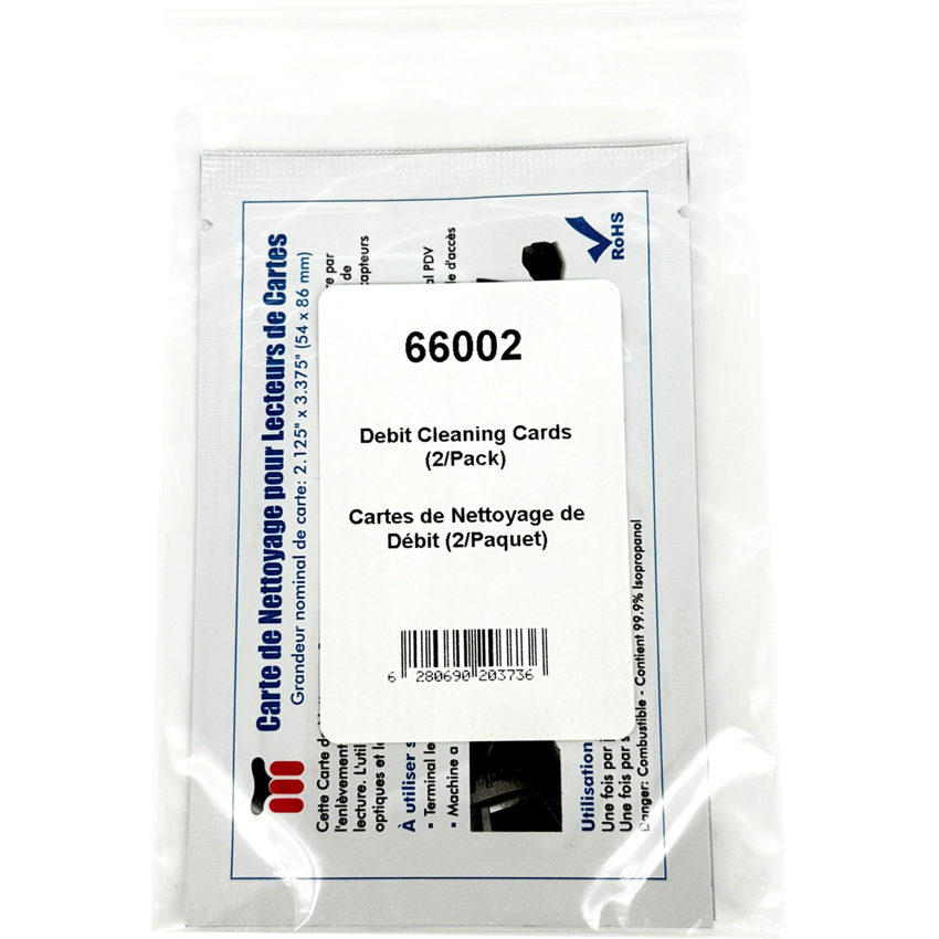 Custom Paper Debit Cleaning Cards 2/pkg