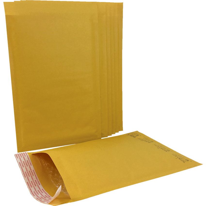 EcoLite Cushioned Mailers #000 3-3/4" x 7" Golden Kraft 200/box