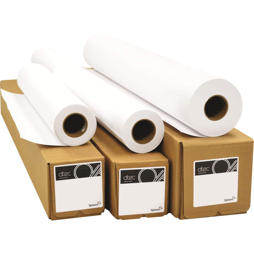 dtec® AQ Wide Format Presentation Paper Matte 91B 26lb 36" x 150'
