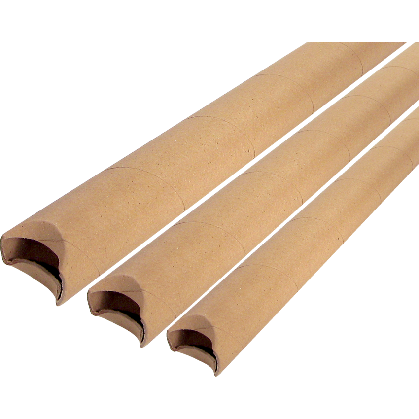 Crimped Mailing Tubes 18" x 2" Kraft