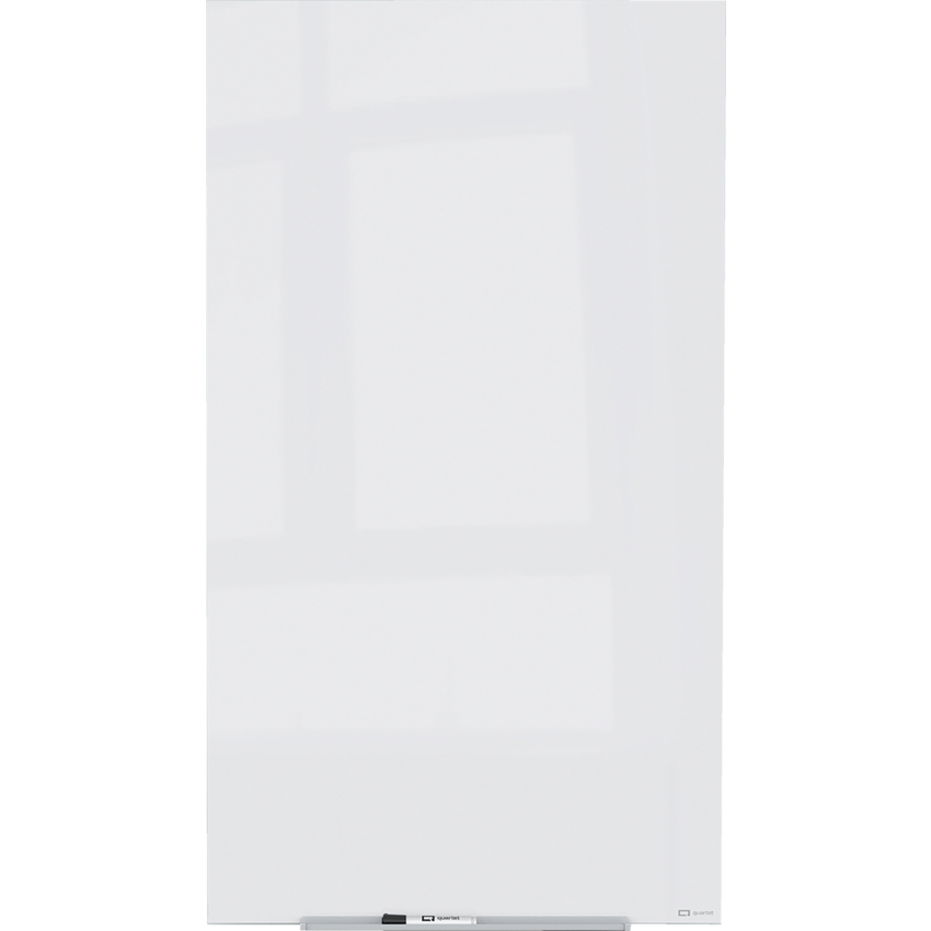 Quartet® InvisaMount™ Vertical Magnetic Glass Dry-Erase Board 85" x 48