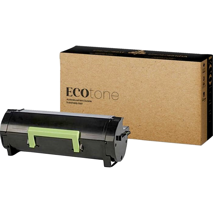 EcoTone® Remanufactured Laser Cartridge (Lex 56F1X00) Black