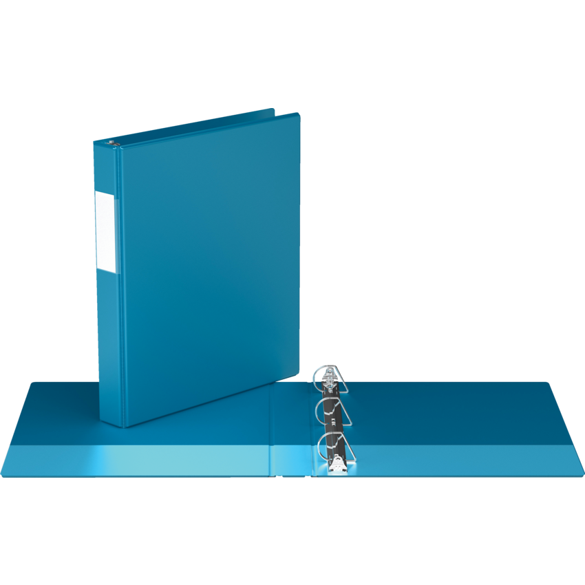 Davis Group® Essential Angle D-Ring Binder 1" Turquoise Blue