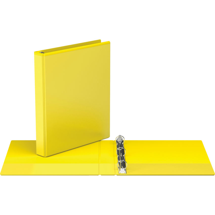 Davis Group Easyview® Premium Round Ring Binder 1" Yellow