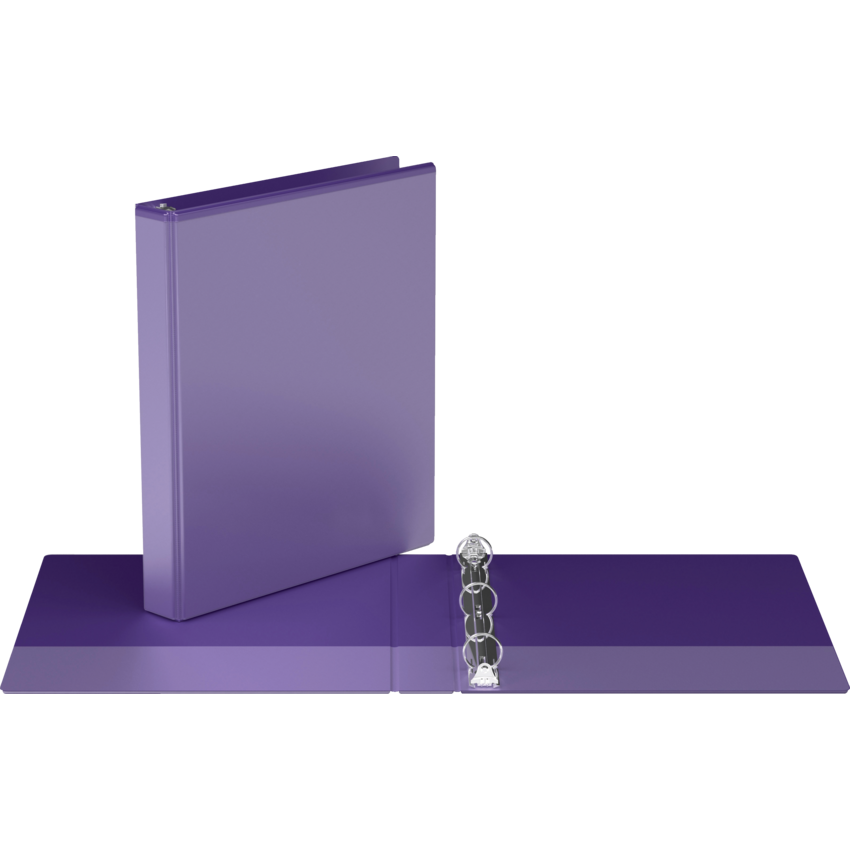 Davis Group Easyview® Premium Round Ring Binder 1" Purple