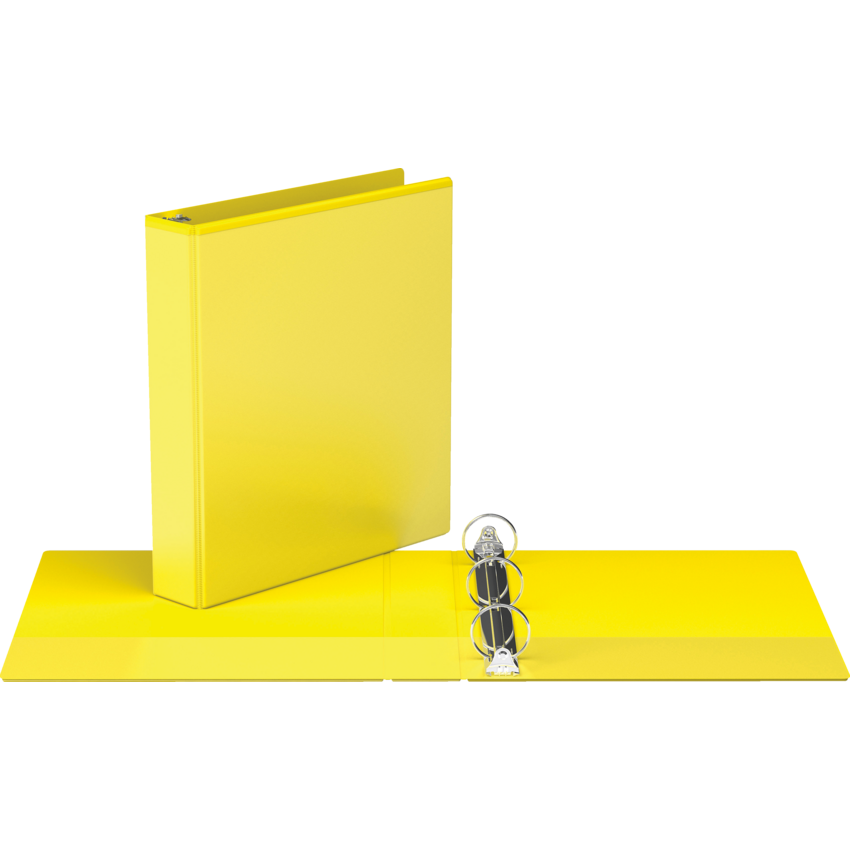 Davis Group Easyview® Premium Round Ring Binder 1-1/2" Yellow