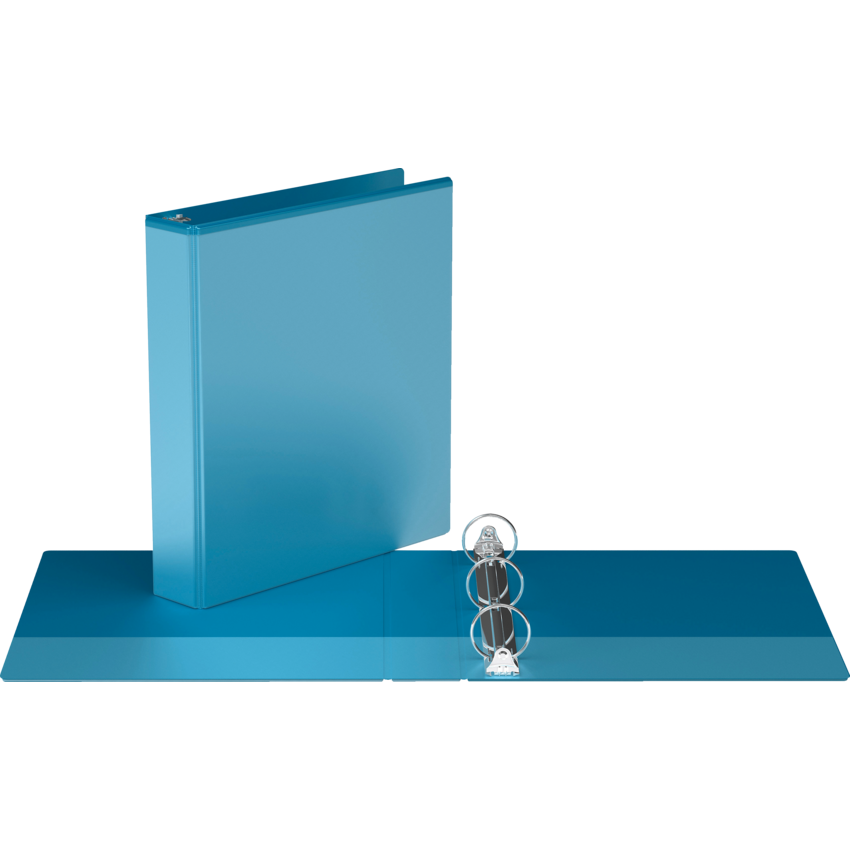 Davis Group Easyview® Premium Round Ring Binder 1-1/2" Turquoise Blue