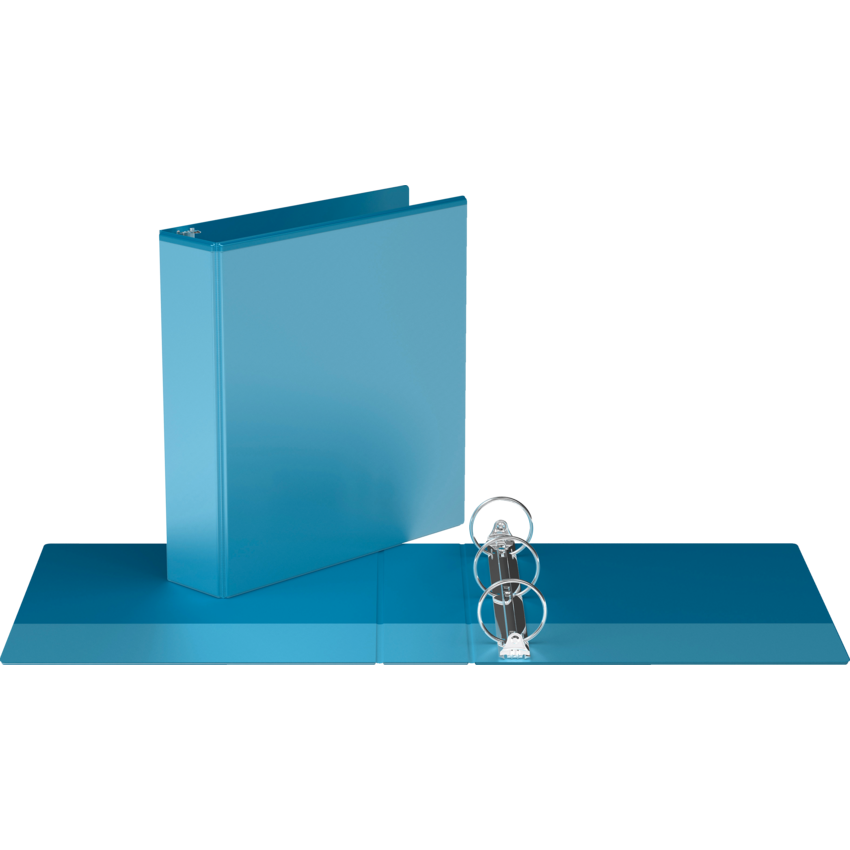 Davis Group Easyview® Premium Round Ring Binder 2" Turquoise Blue
