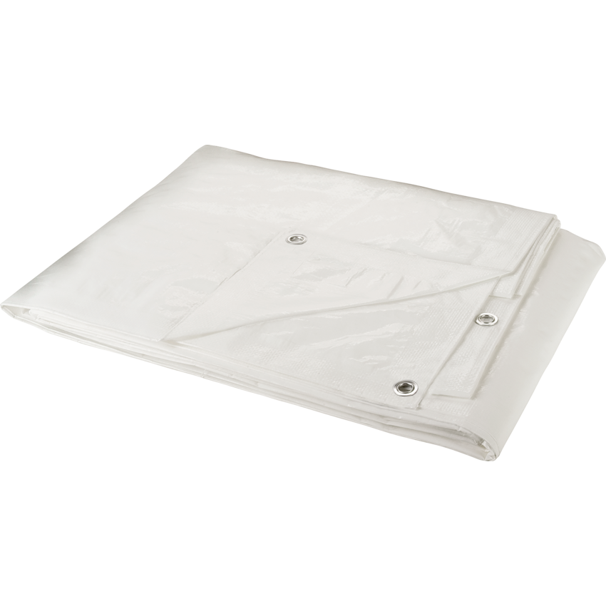 Kleton® Polyethylene Tarpaulin 12' x 16' White