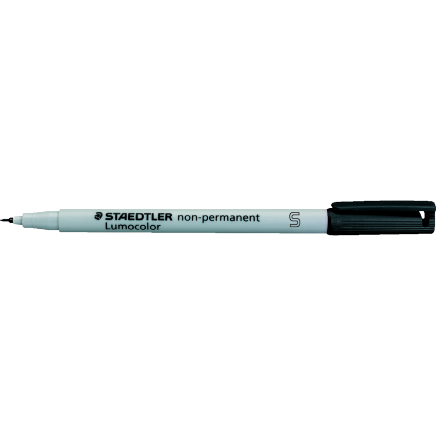Staedtler® Lumocolor® Markers Washable Super-Fine Tip Black