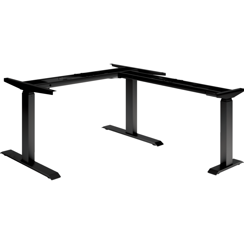 Heartwood Cleo Series Electric Height Adjustable Table Base 3-Leg Black