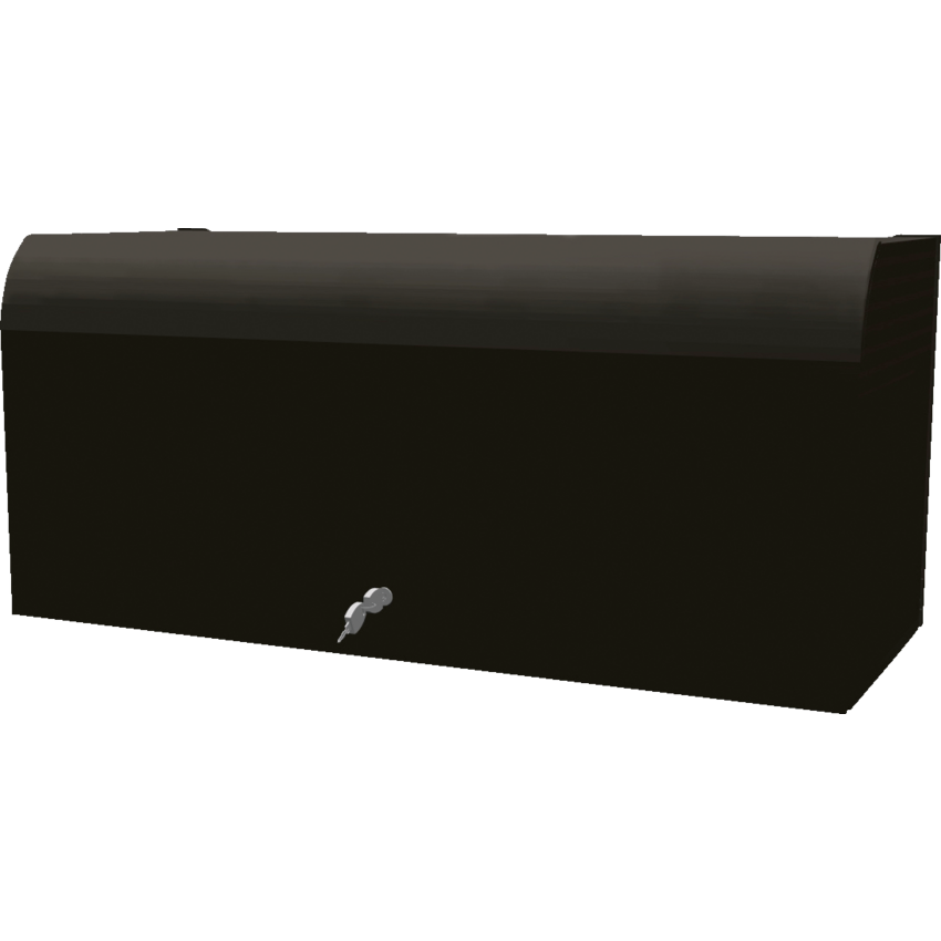 Heartwood FrameWork Wall Panel System Overhead Storage Cabinet 35"W x 13-5/16"D x 13-7/10"H Charcoal