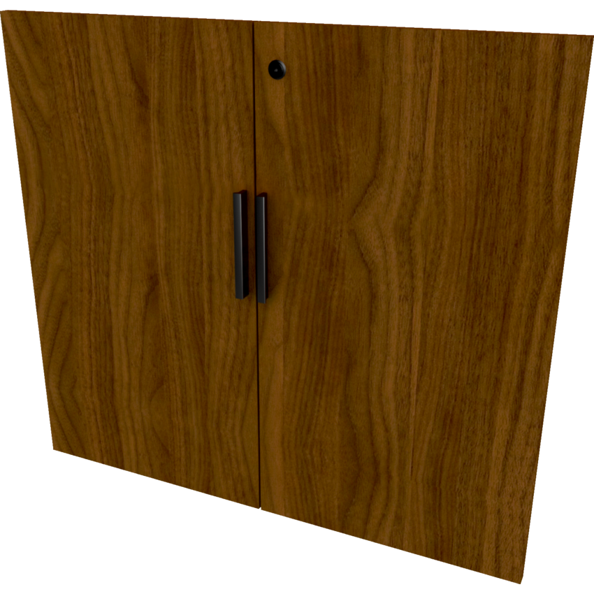Heartwood Innovations Bookcase Door Kit Black Walnut