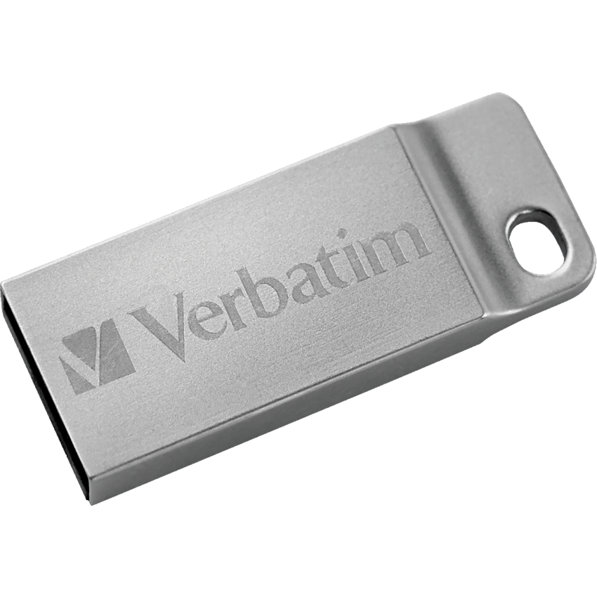 Verbatim® Metal Executive USB Drive 64 GB Silver