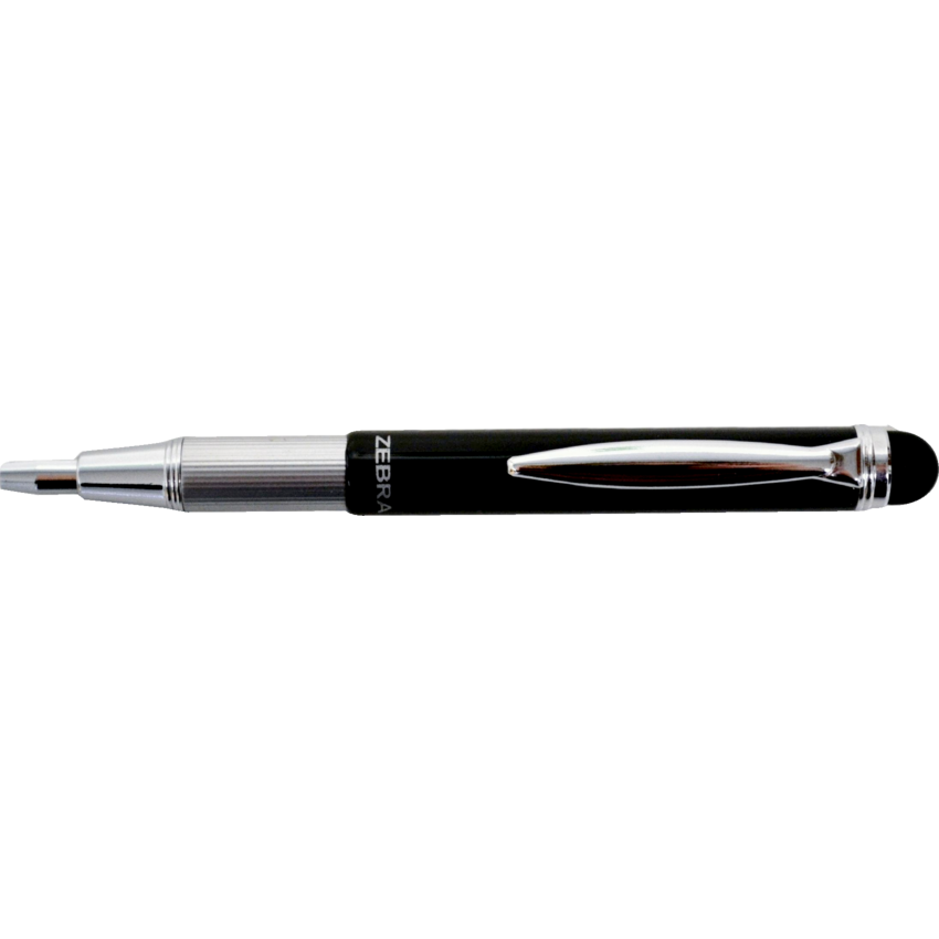 Zebra 2-in-1 Universal Telescopic Stylus Pens Medium point Black