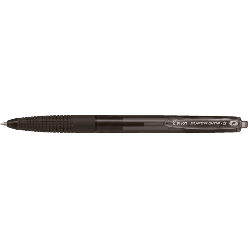 Pilot® Super Grip-G Retractable Ball Point Pen Fine Black 12/box