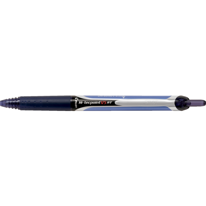 Pilot® Hi-Tecpoint Retractable Roller Pens 0.5 mm Blue Black